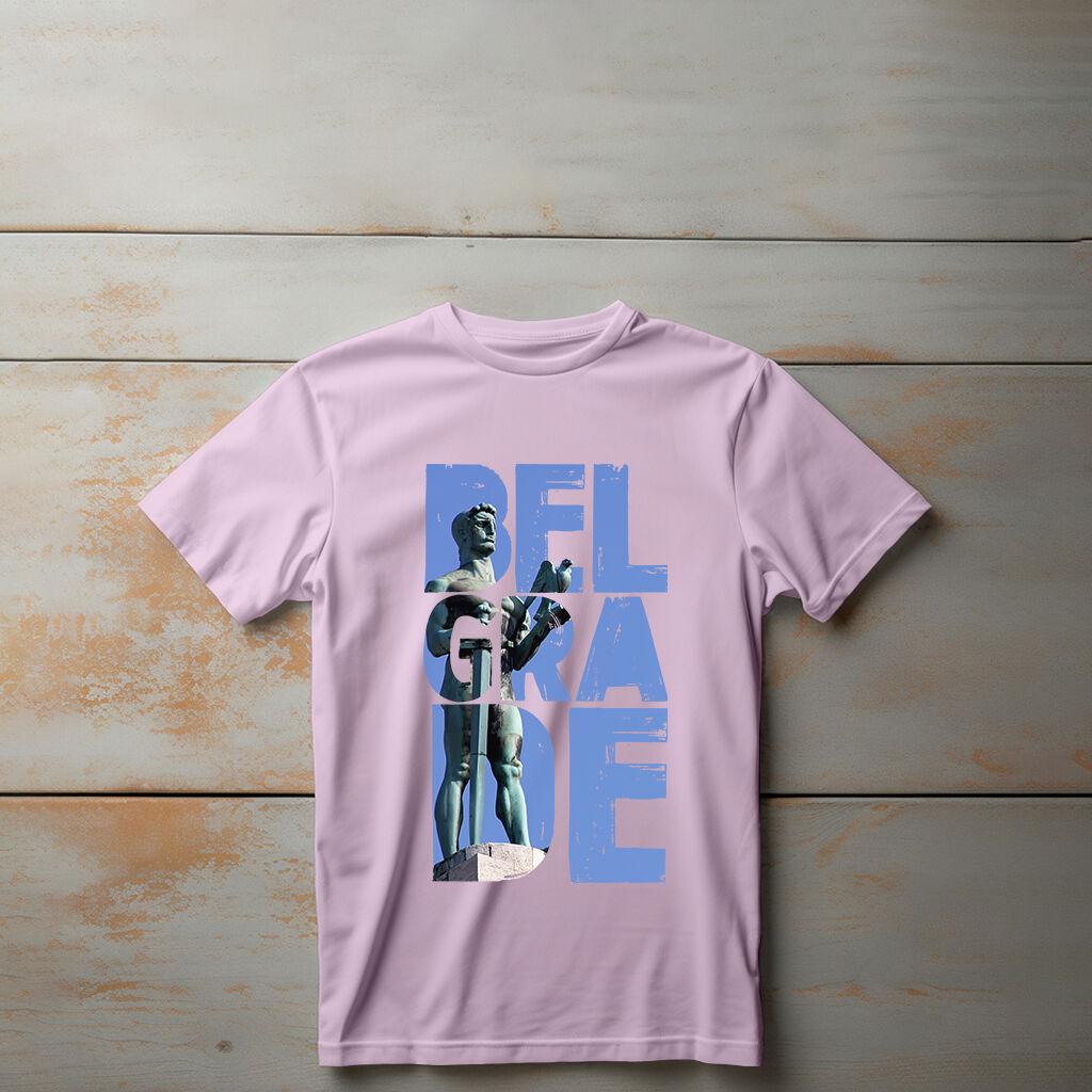 Camiseta Majica sa štampanim printom Cam 192, Dečija, Svetlo roze