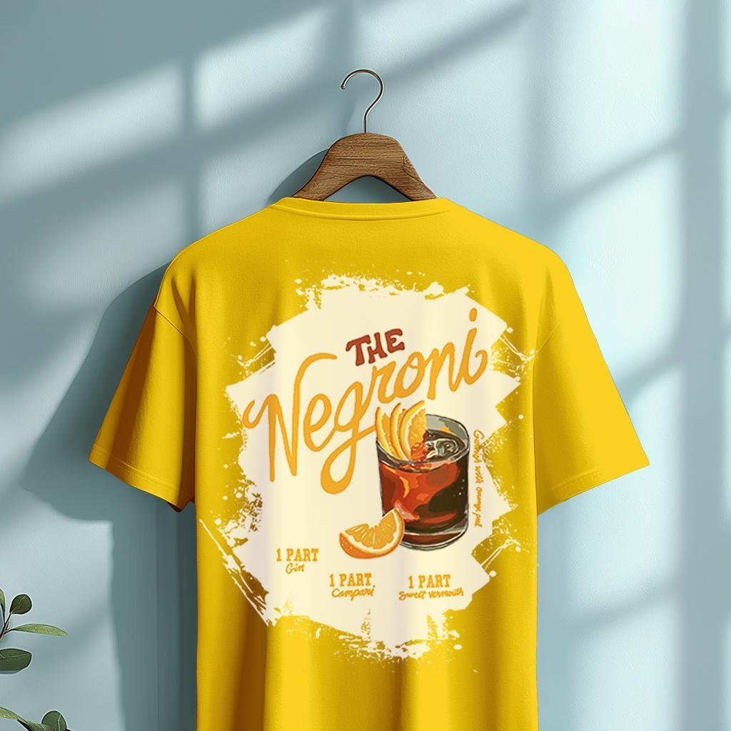 Camiseta Majica sa štampanim printom Frost 5, Unisex, Zlatne boje