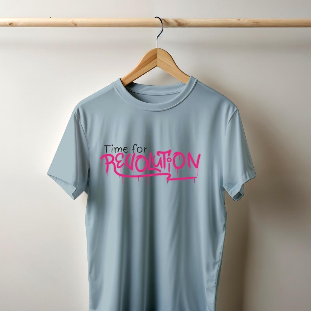 Camiseta Majica sa štampanim printom Cam 159, Unisex, Svetloplava