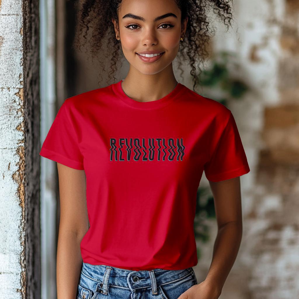 Camiseta Majica sa štampanim printom Cam 152, Ženska, Crvena