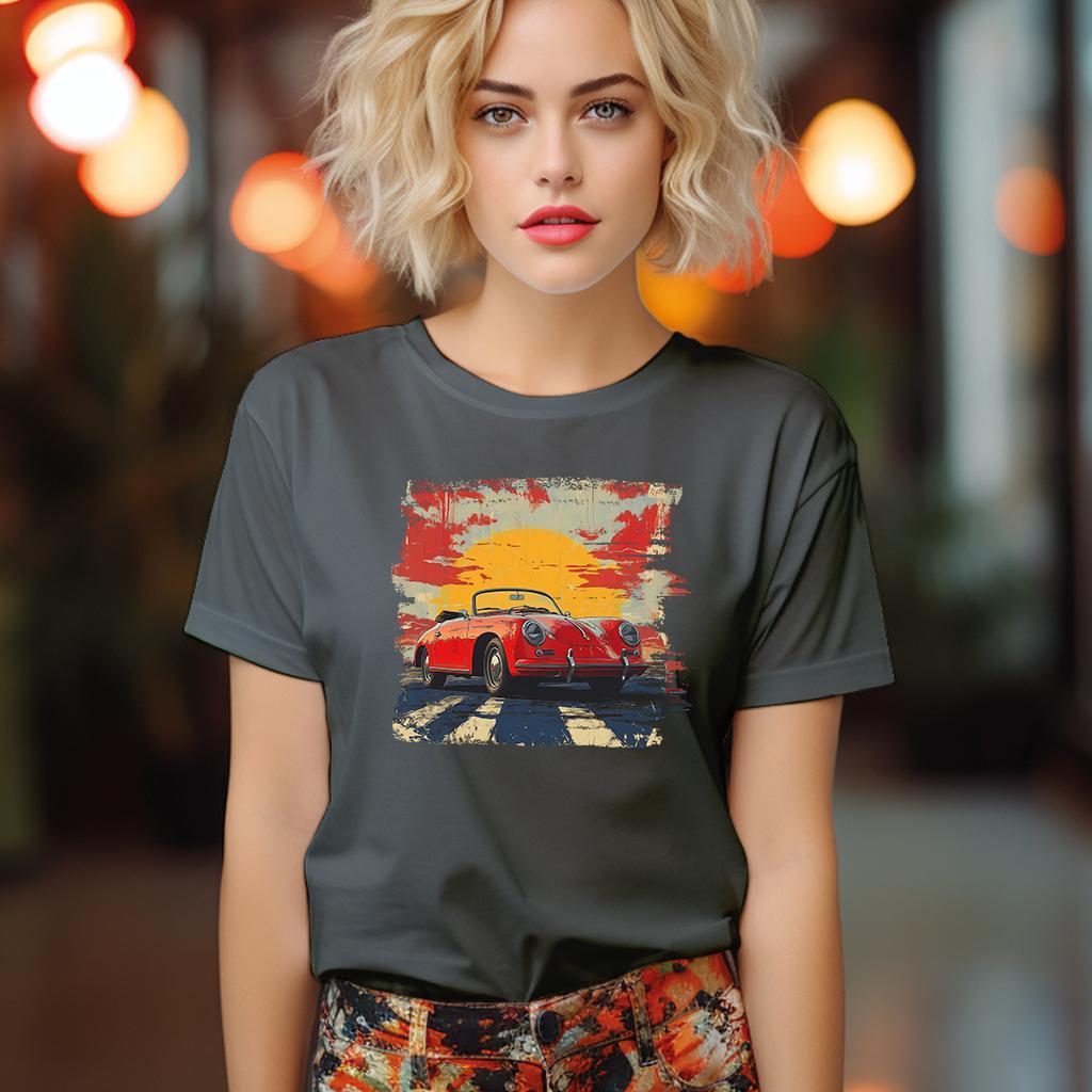 Camiseta Majica sa štampanim printom Cam 843, Ženska, Tamnosiva