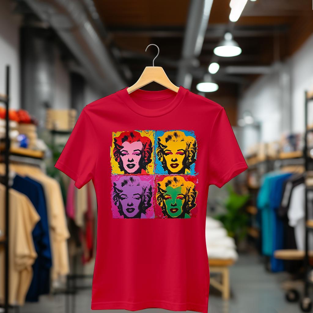 Camiseta Majica sa štampanim printom Cam 857, Ženska, Crvena