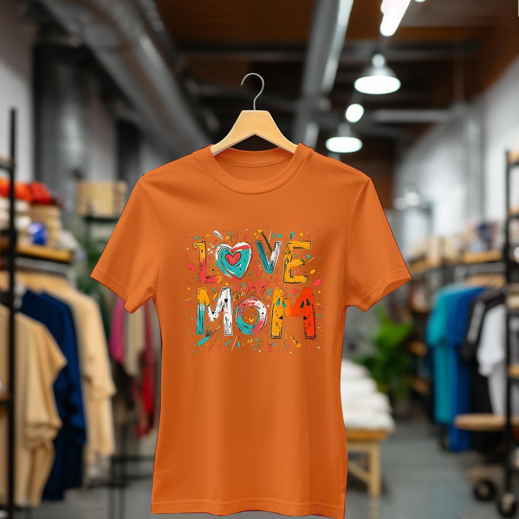 Camiseta Majica sa štampanim printom Cam 869, Ženska, Narandžasta