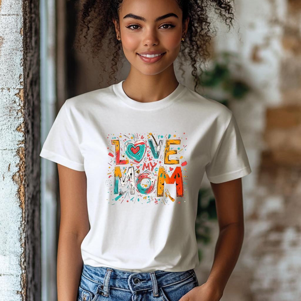 Camiseta Majica sa štampanim printom Cam 869, Ženska, Bela