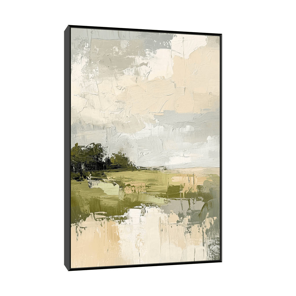 Canvas Slika na platnu Jedan lep dan, Sa ramom, 100 x 150 cm, Crni