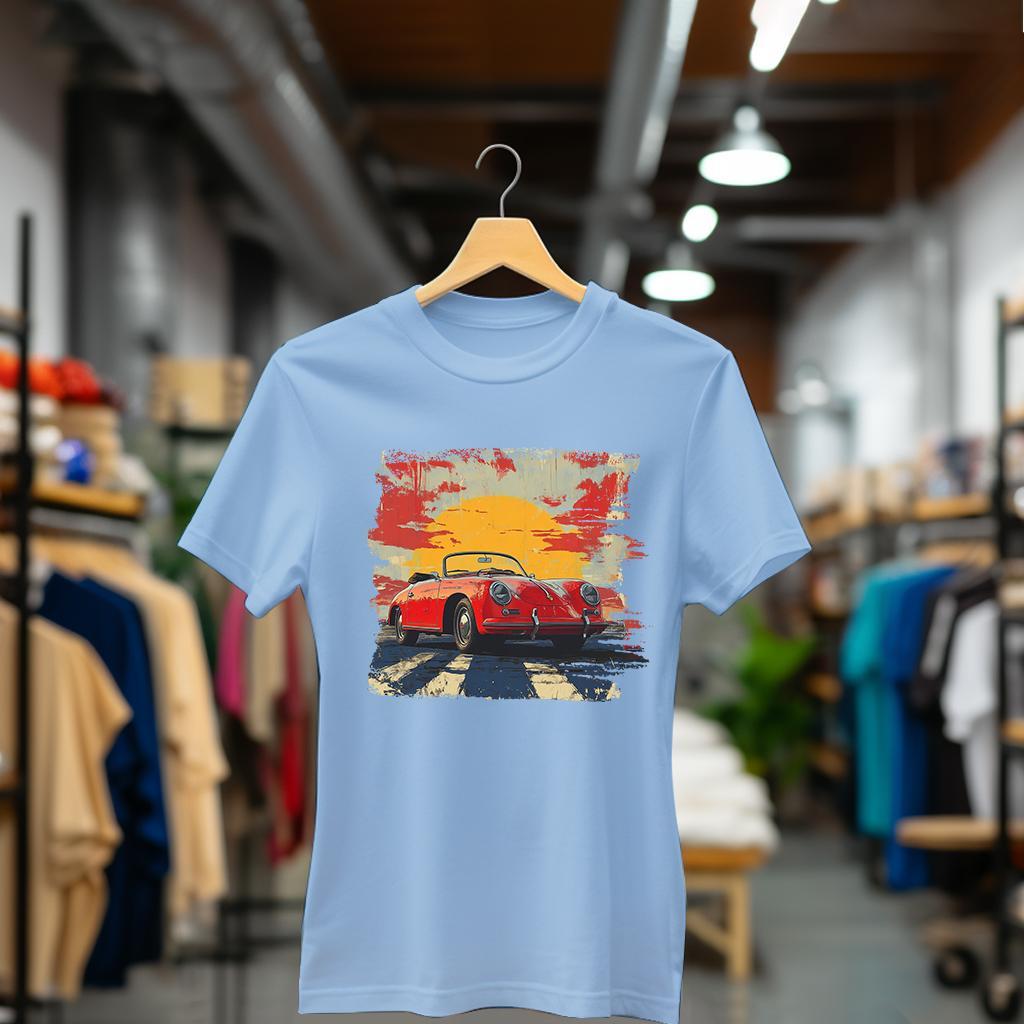 Camiseta Majica sa štampanim printom Cam 843, Ženska, Cijan