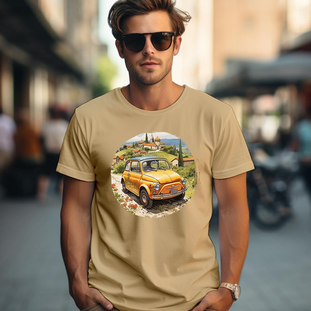 Camiseta Majica sa štampanim printom Cam 840, Muška, Pesak