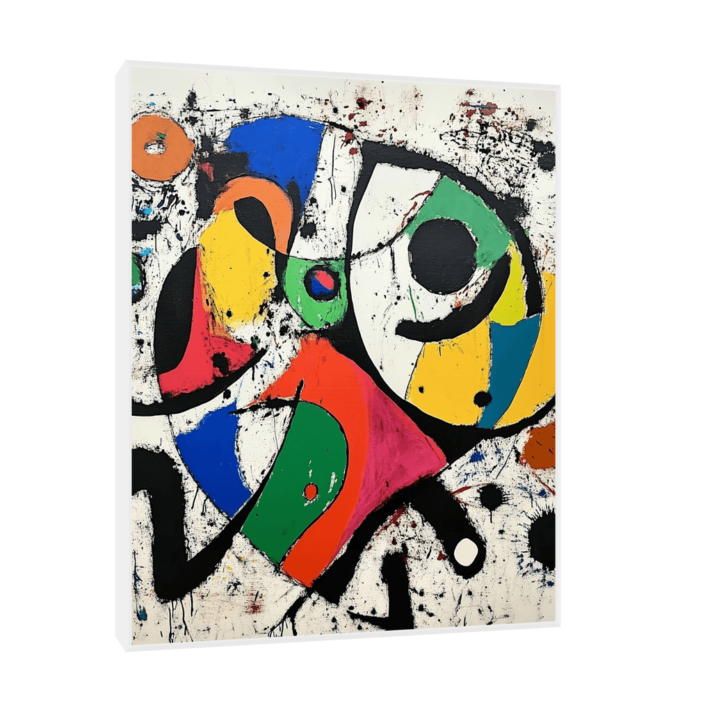 Canas Slika na platnu Uzdizanje 80x100cm, Sa ramom, Beli