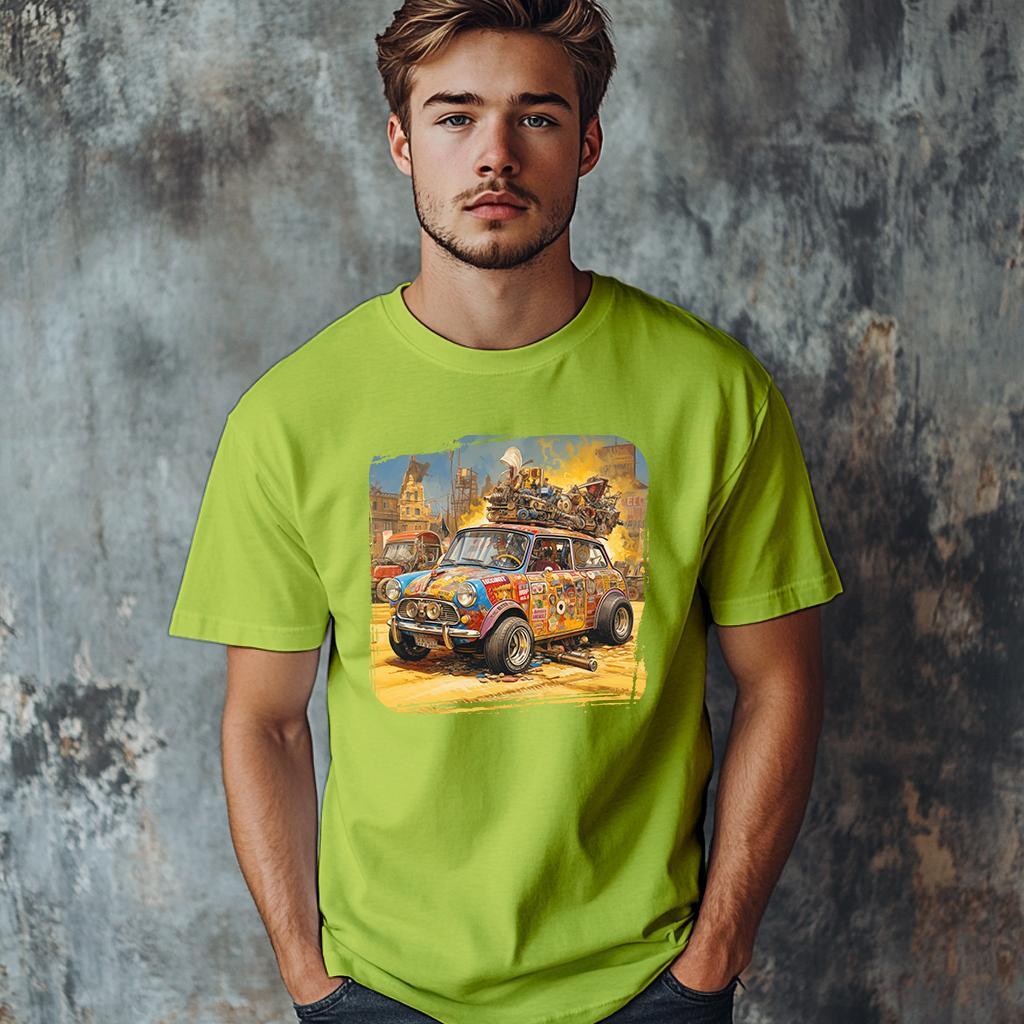 Camiseta Majica sa štampanim printom Cam 849, Muška, Limeta