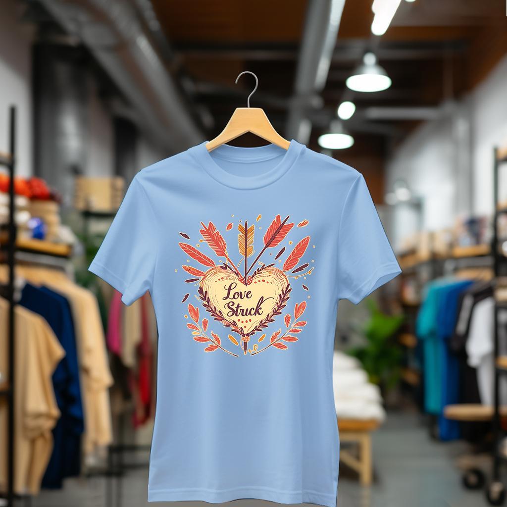 Camiseta Majica sa štampanim printom Cam 865, Ženska, Cijan