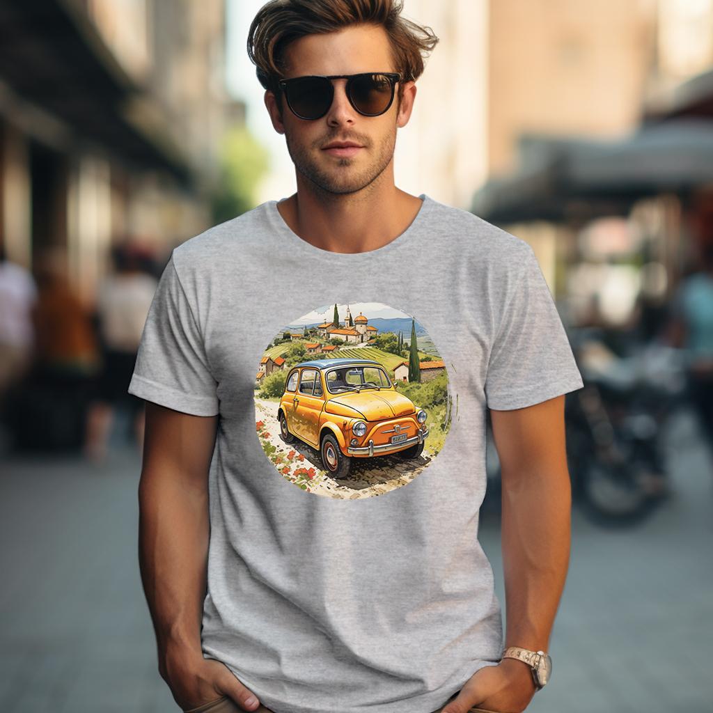 Camiseta Majica sa štampanim printom Cam 840, Muška, Hrom