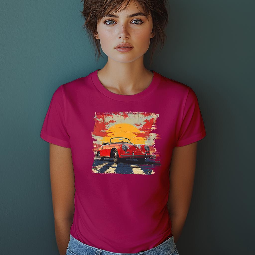 Camiseta Majica sa štampanim printom Cam 843, Ženska, Ružičasta