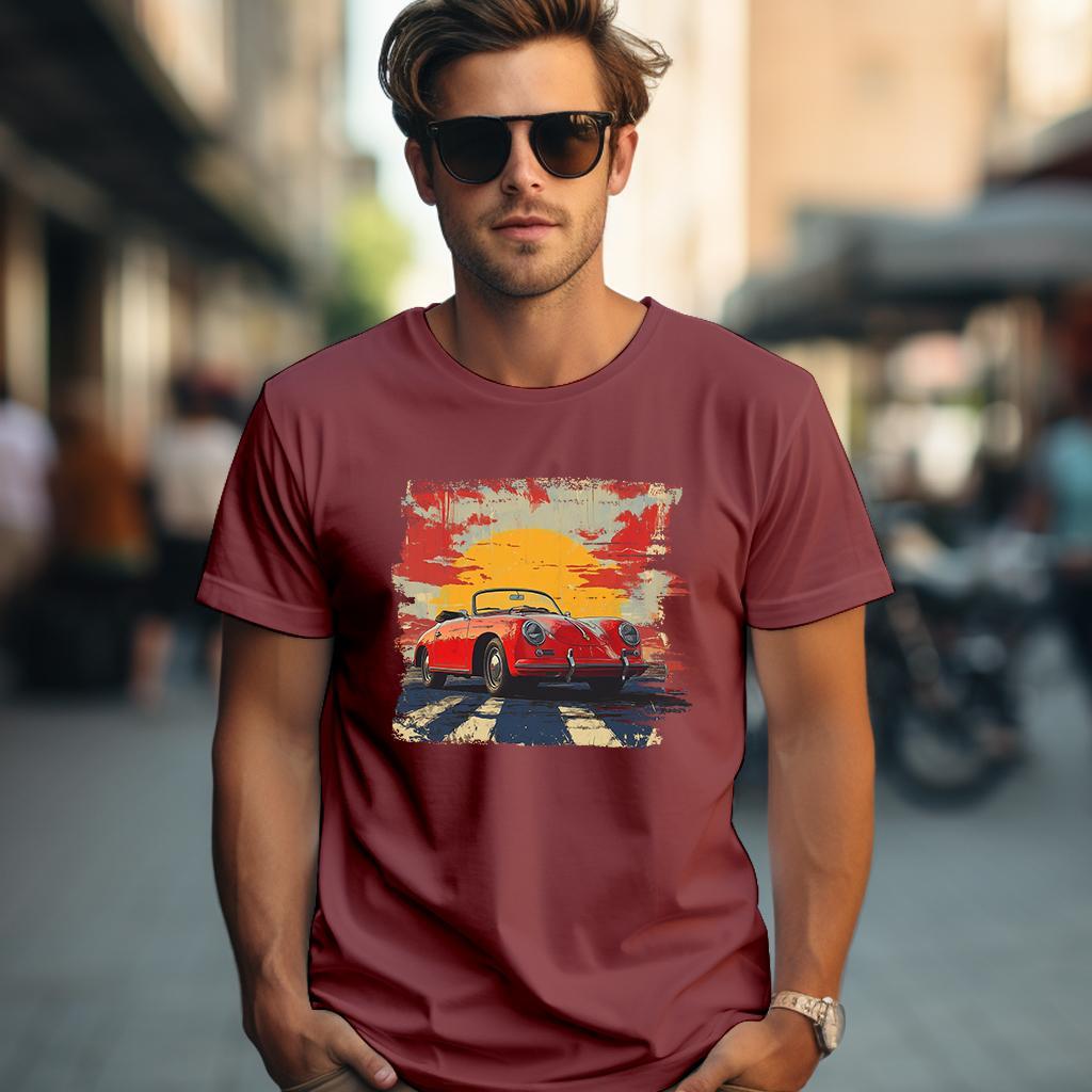 Camiseta Majica sa štampanim printom Cam 843, Muška, Prljavo roze