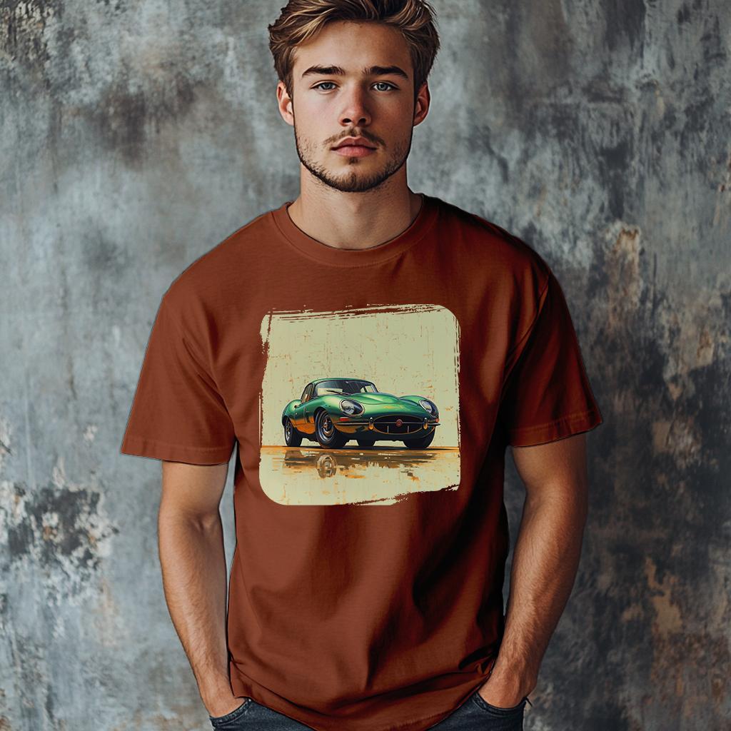 Camiseta Majica sa štampanim printom Cam 853, Muška, Višnja