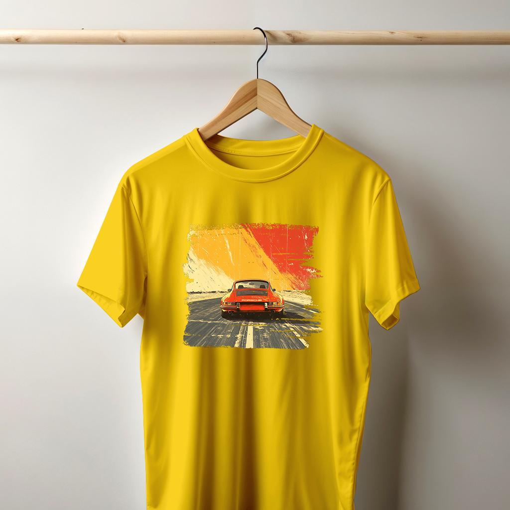 Camiseta Majica sa štampanim printom Cam 842, Muška, Zlatne boje