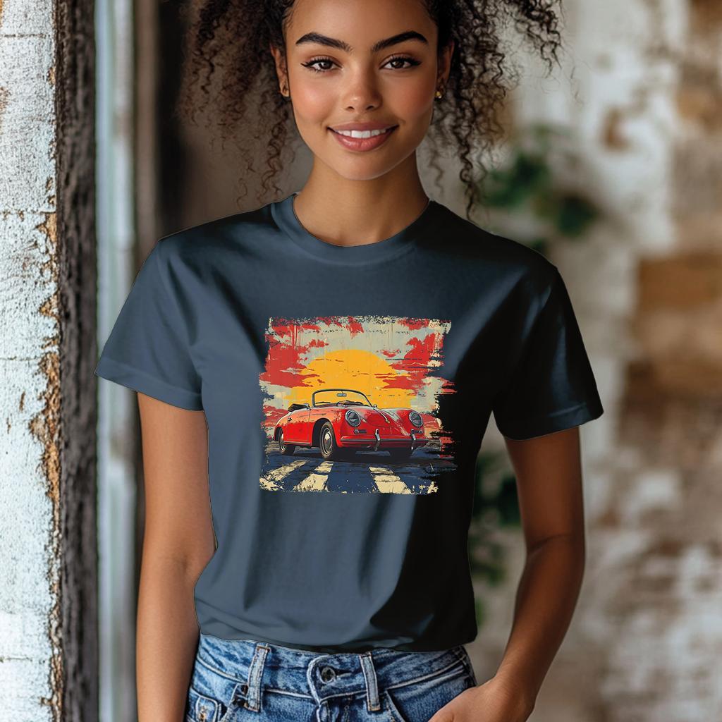 Camiseta Majica sa štampanim printom Cam 843, Ženska, Siva