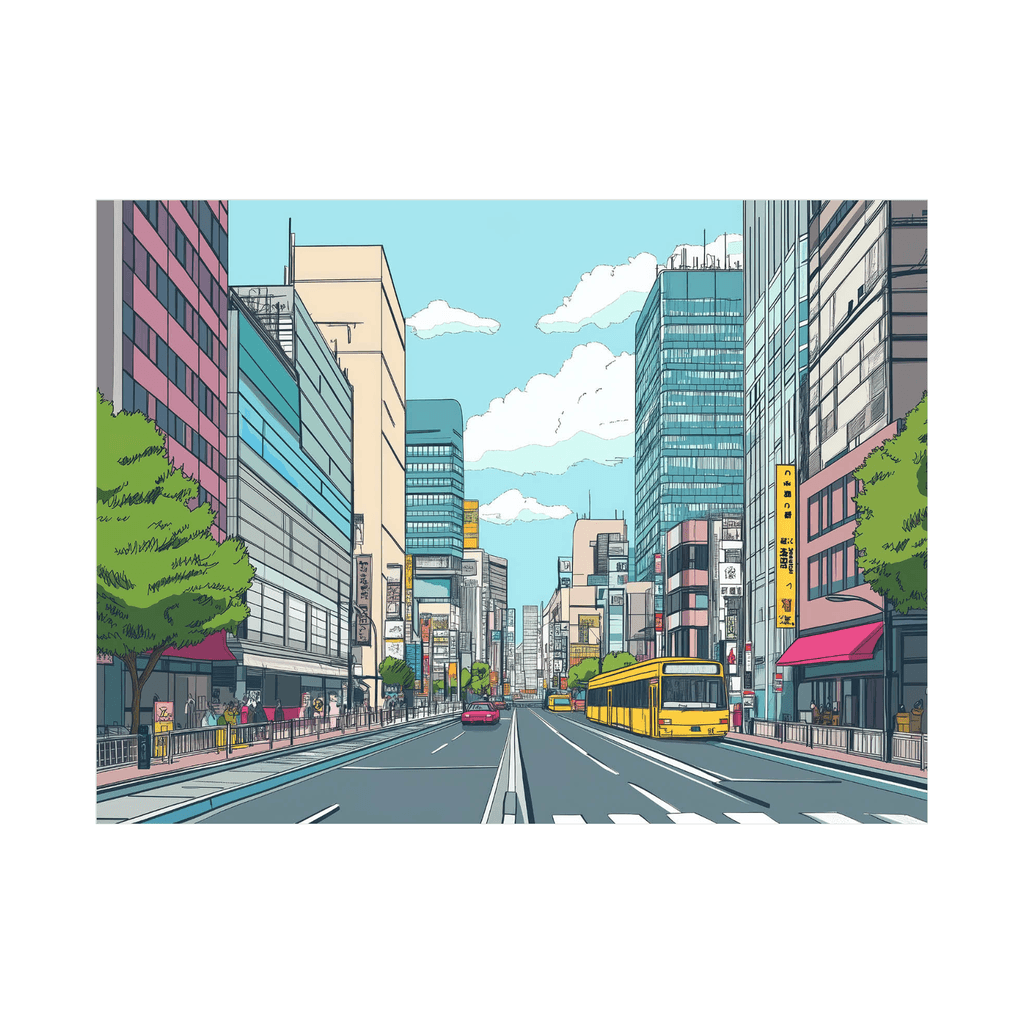 Canvas Slika na platnu Tokio, 60 x 45 cm