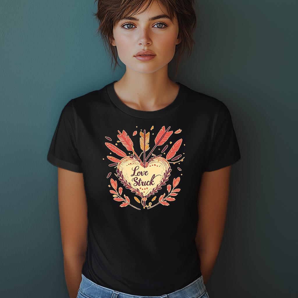 Camiseta Majica sa štampanim printom Cam 865, Ženska, Crna