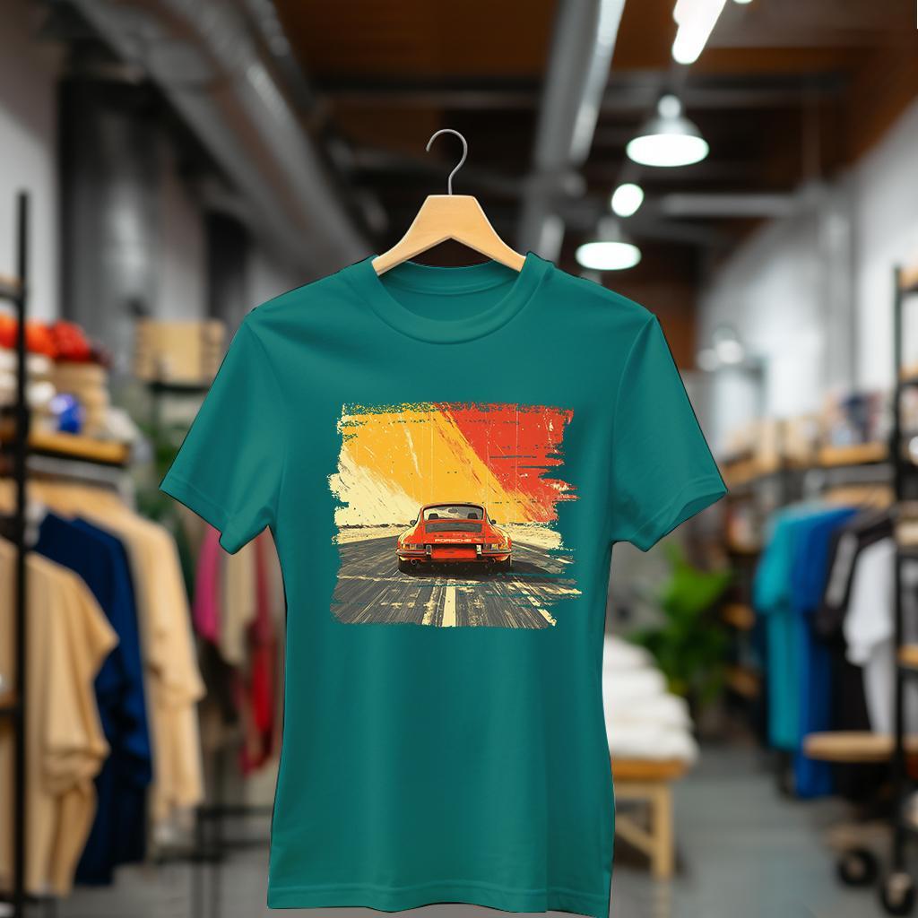 Camiseta Majica sa štampanim printom Cam 842, Ženska, Bambus