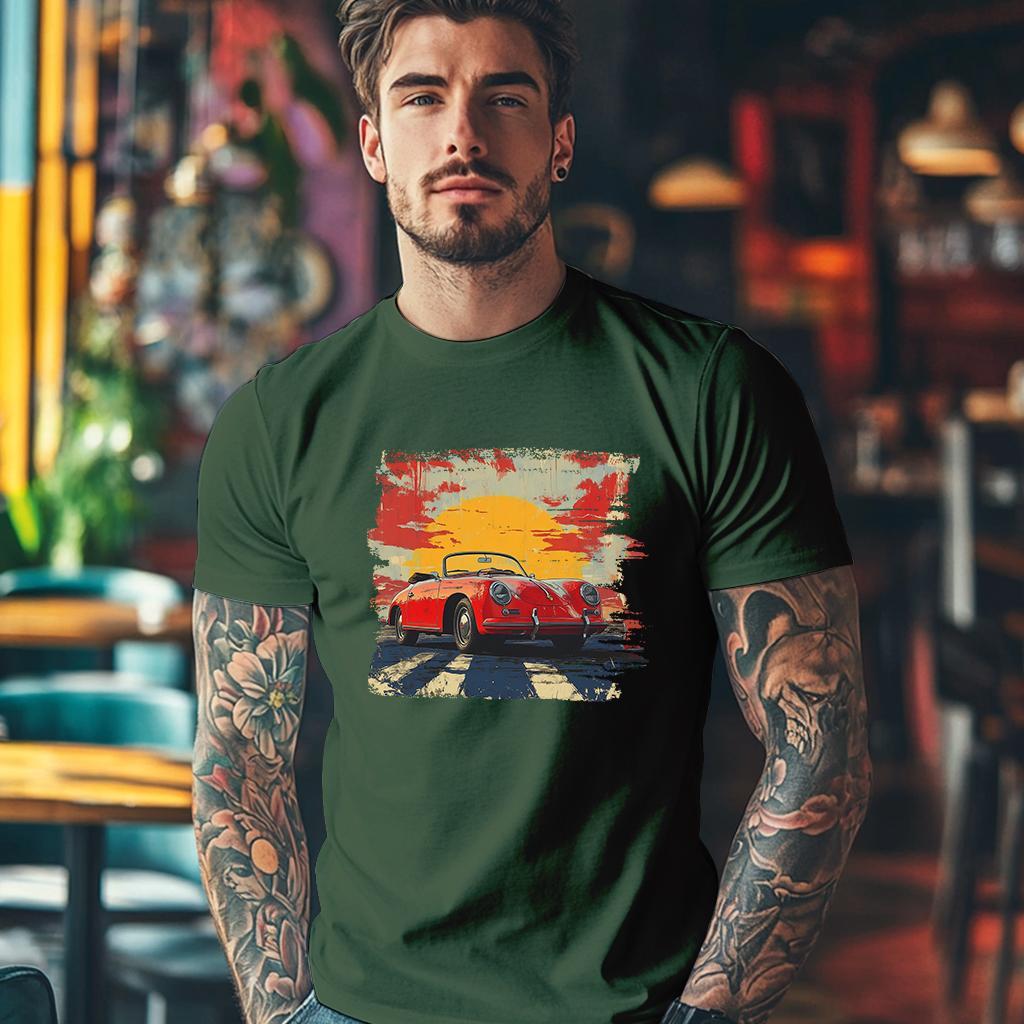 Camiseta Majica sa štampanim printom Cam 843, Muška, Zimzelena