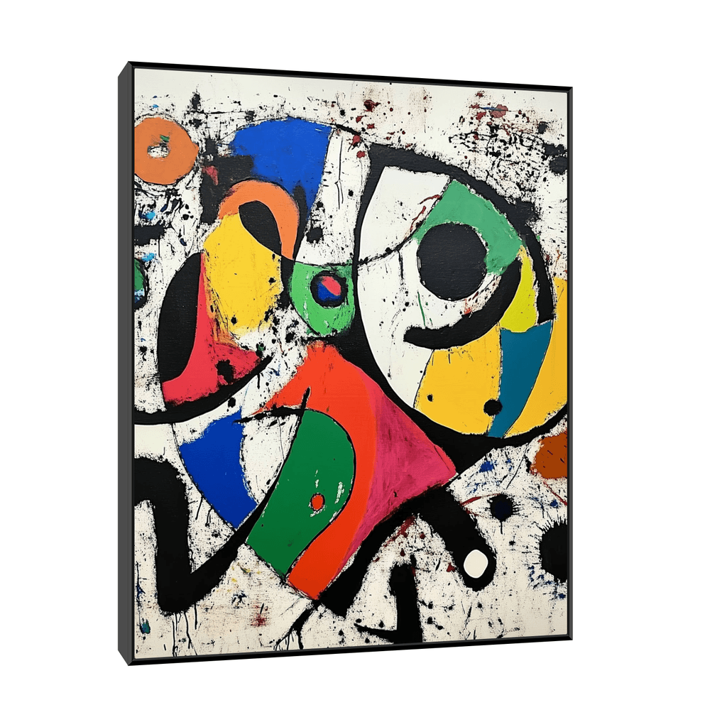 Canas Slika na platnu Uzdizanje 100x125cm, Sa ramom, Crni