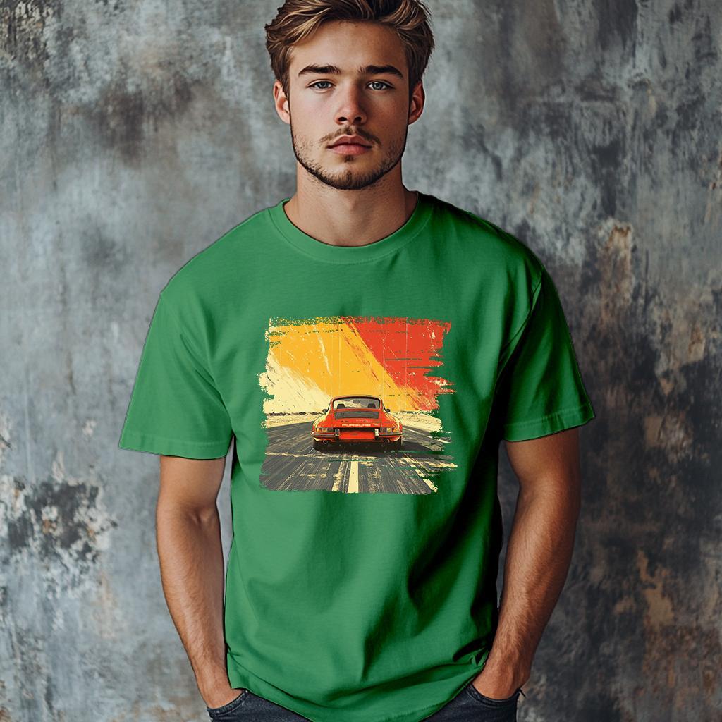 Camiseta Majica sa štampanim printom Cam 842, Muška, Zelena