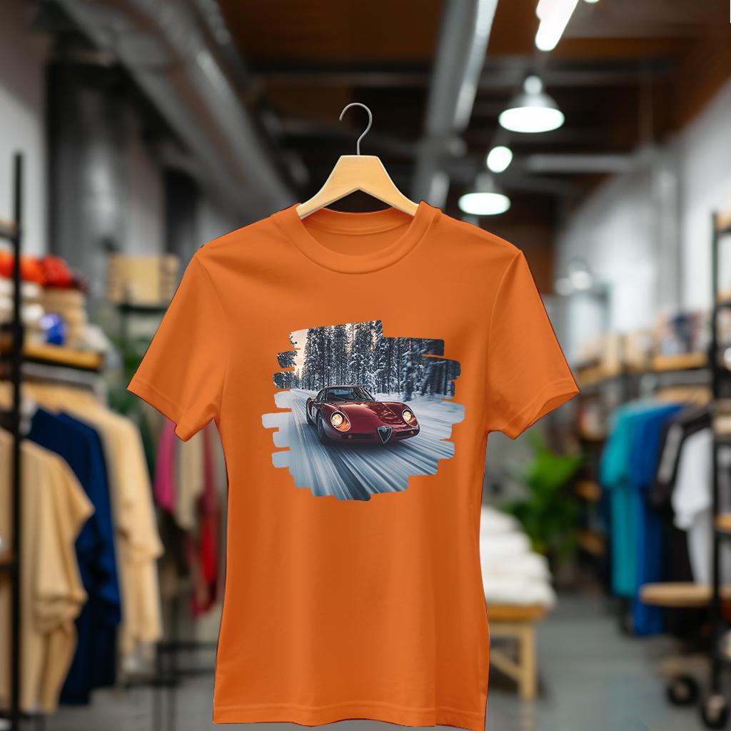 Camiseta Majica sa štampanim printom Cam 847, Ženska, Narandžasta