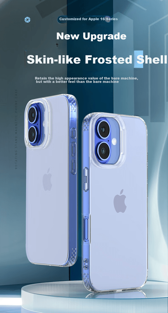 Llunc Maska za mobilni telefon iPhone 16, Providno-bela