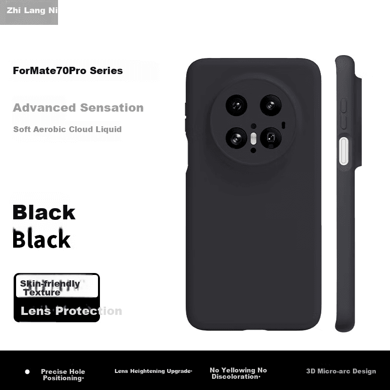 Zhilangni  Maska za mobilni telefon Huawei Mate 70 Pro / Huawei Mate 70 Pro+, Crna