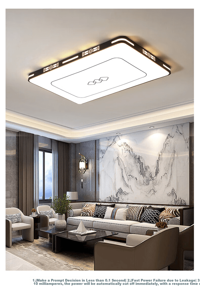 Micoe Plafonska lampa LED, 130 W, Crna