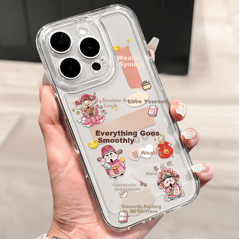Yingkaida  Maska za mobilni telefon iPhone 16 Pro, Šarena