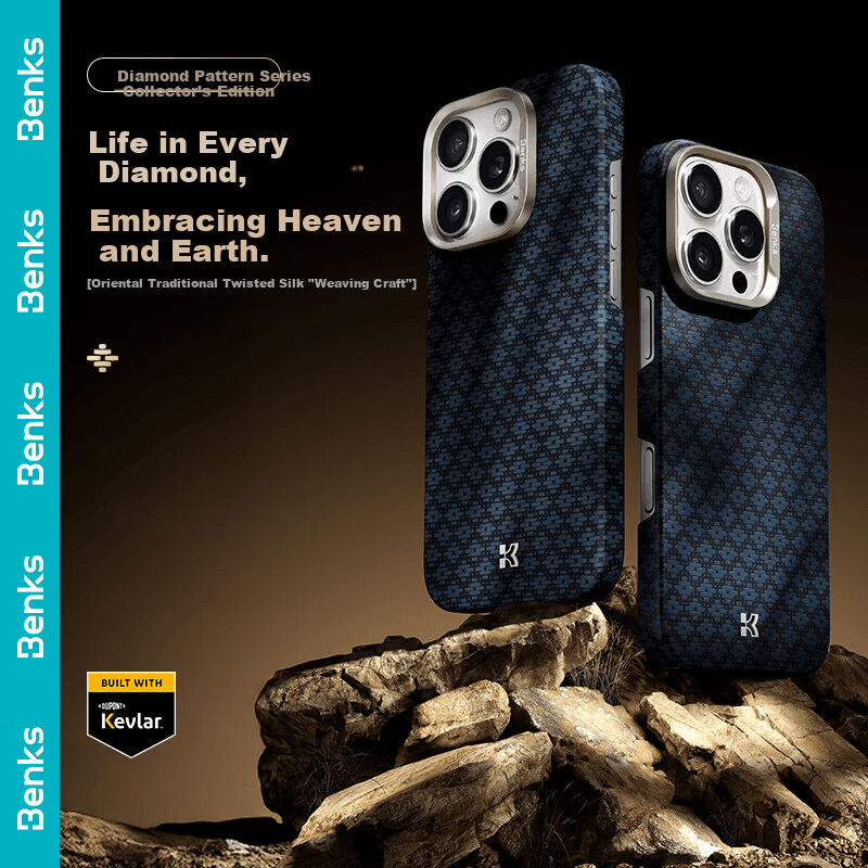 Benks Maska za mobilni telefon iPhone 16 Pro Max, Plava