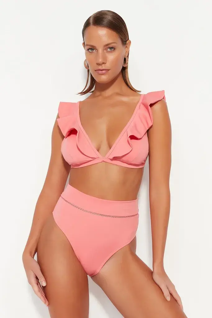 Trendyol Milla Ženski donji deo kupaćeg Tbess22Ba0027, Roze