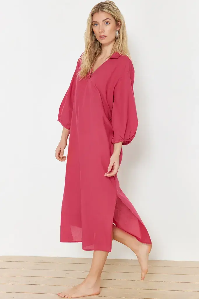 Trendyol Milla Ženska haljina Tbess22El0009, Roze