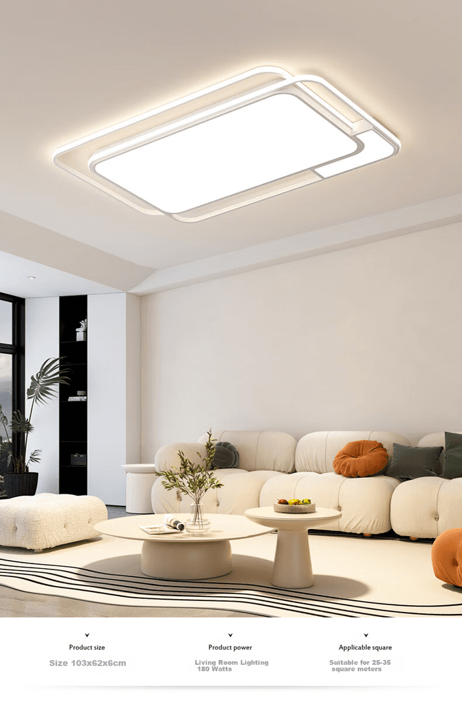 Micoe Plafonska lampa LED, 180 W, Bela