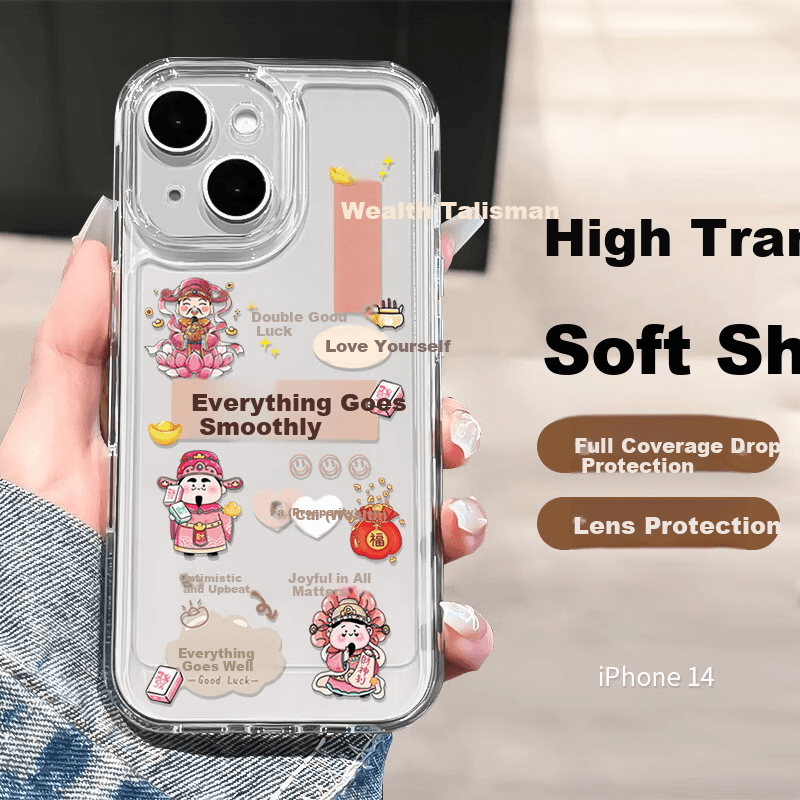 Yingkaida  Maska za mobilni telefon iPhone 14, Šarena