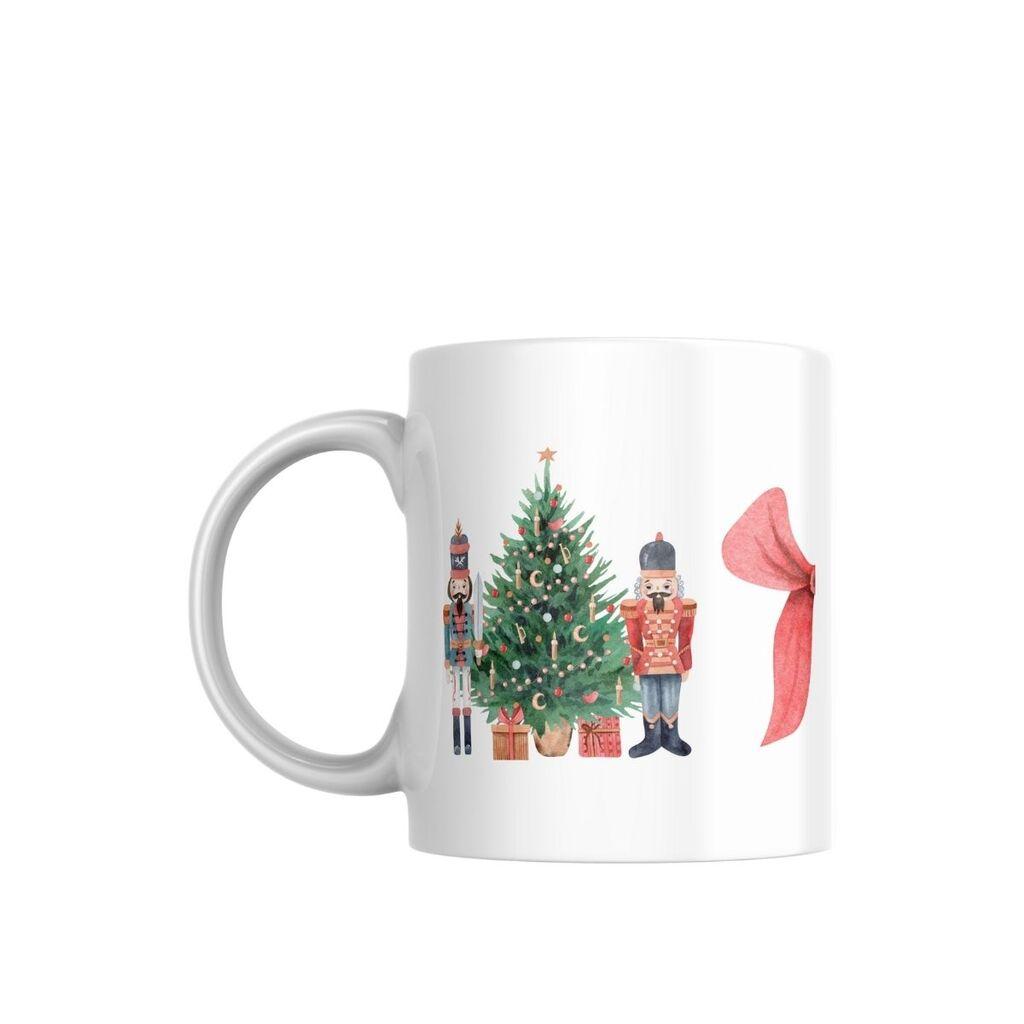 Novogodišnja šoljica Krcko oraščić, 175 ml, Bela