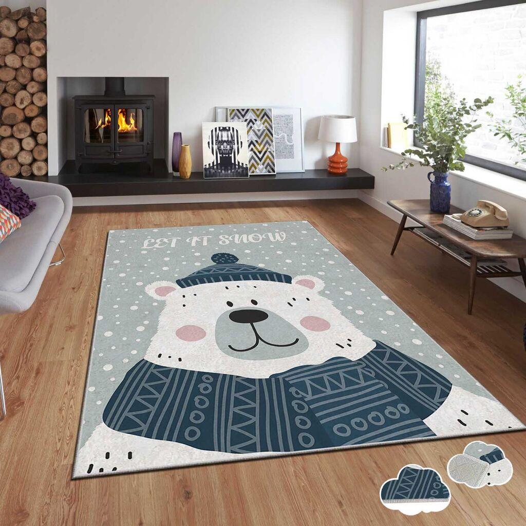 Conceptum Hypnose Tepih sa novogodišnjim motivima Asr-Crpt-95, Pravougaoni, 80 x 140 cm, Šareni