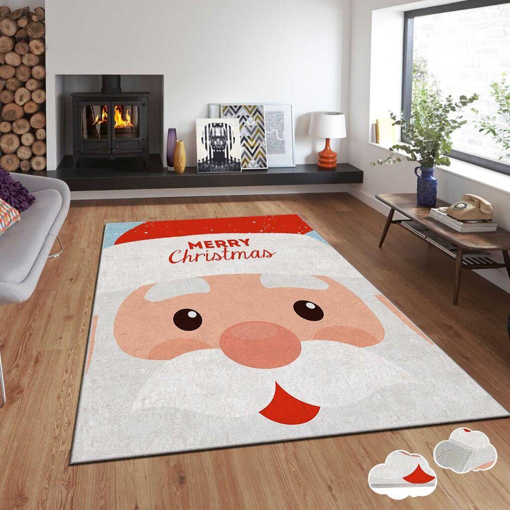 Conceptum Hypnose Tepih sa novogodišnjim motivima Asr-Crpt-85, Pravougaoni, 100 x 180 cm, Šareni