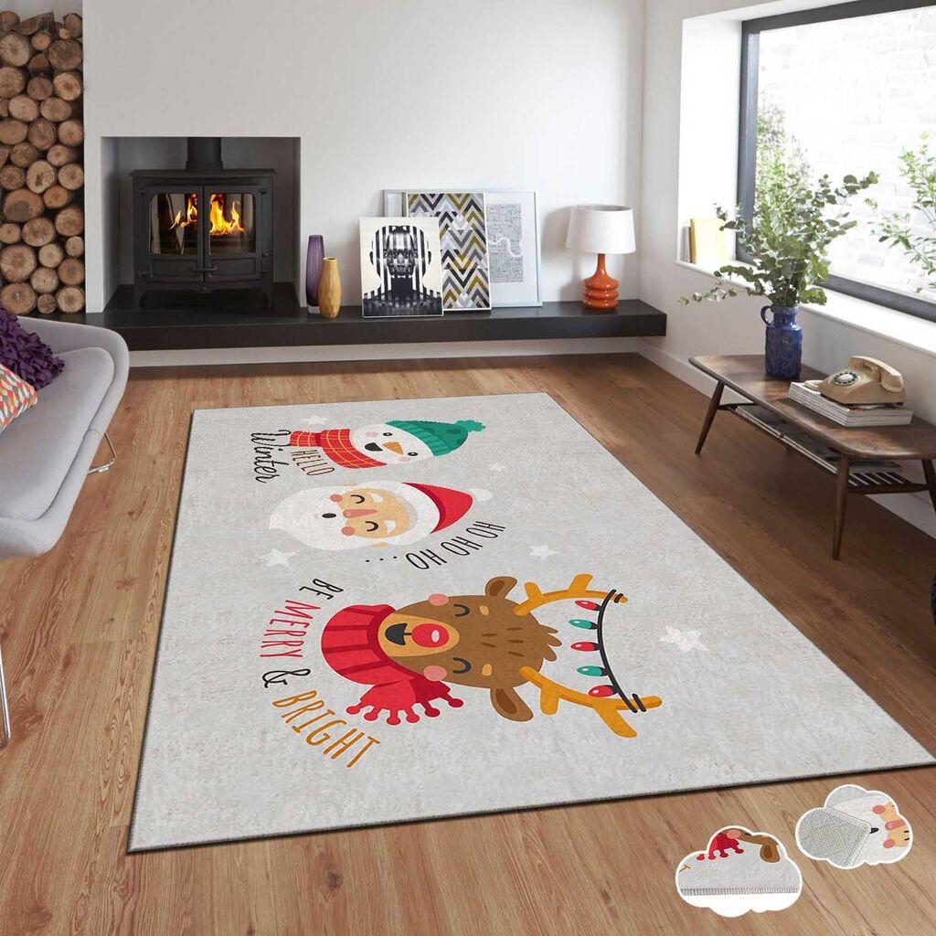 Conceptum Hypnose Tepih sa novogodišnjim motivima Asr-Crpt-38, Pravougaoni, 120 x 180 cm, Šareni