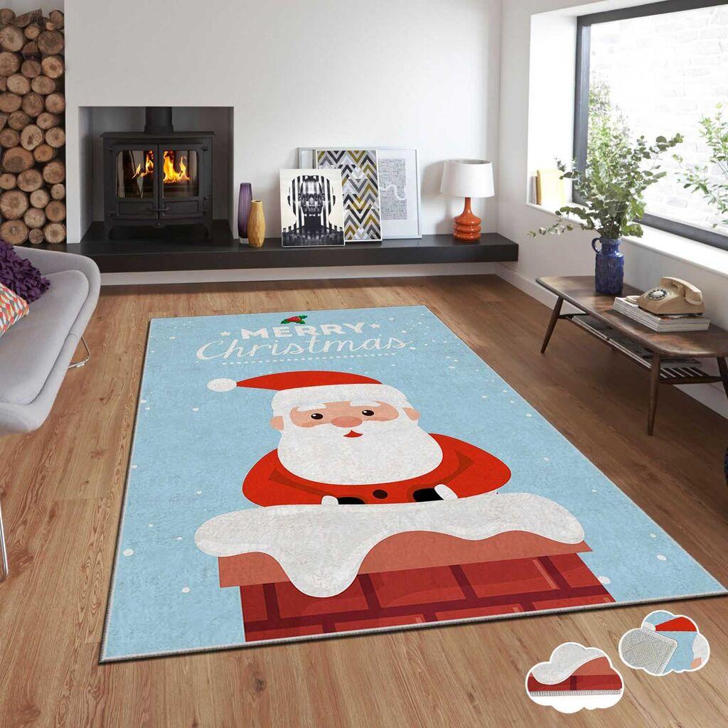 Conceptum Hypnose Tepih sa novogodišnjim motivima Asr-Crpt-84, Pravougaoni, 100 x 140 cm, Šareni