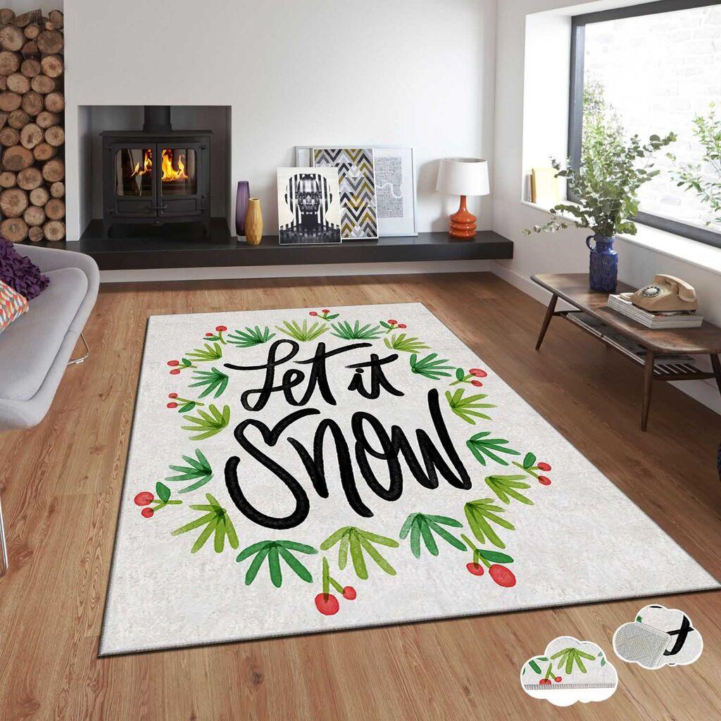 Conceptum Hypnose Tepih sa novogodišnjim motivima Asr-Crpt-75, Pravougaoni, 80 x 140 cm, Šareni