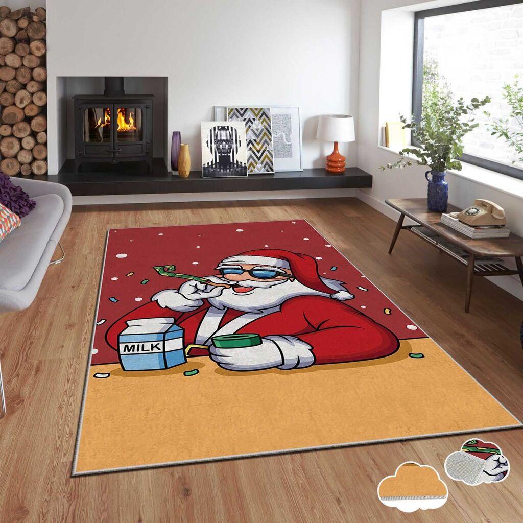 Conceptum Hypnose Tepih sa novogodišnjim motivima Asr-Crpt-49, Pravougaoni, 80 x 140 cm, Šareni