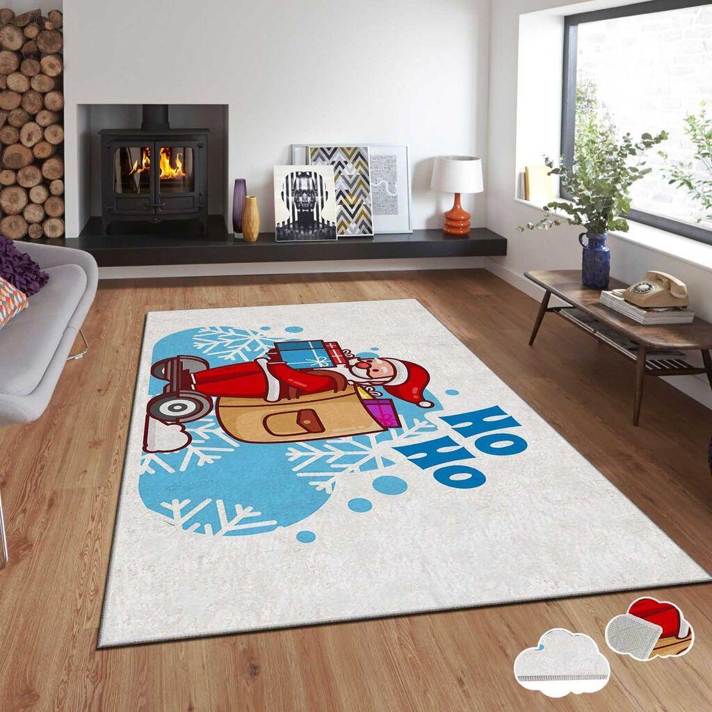 Conceptum Hypnose Tepih sa novogodišnjim motivima Asr-Crpt-14, Pravougaoni, 120 x 180 cm, Šareni