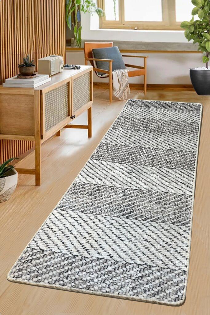 Conceptum Hypnose Tepih Tresse Corde, Pravougaoni, 100 x 200 cm, Sivi