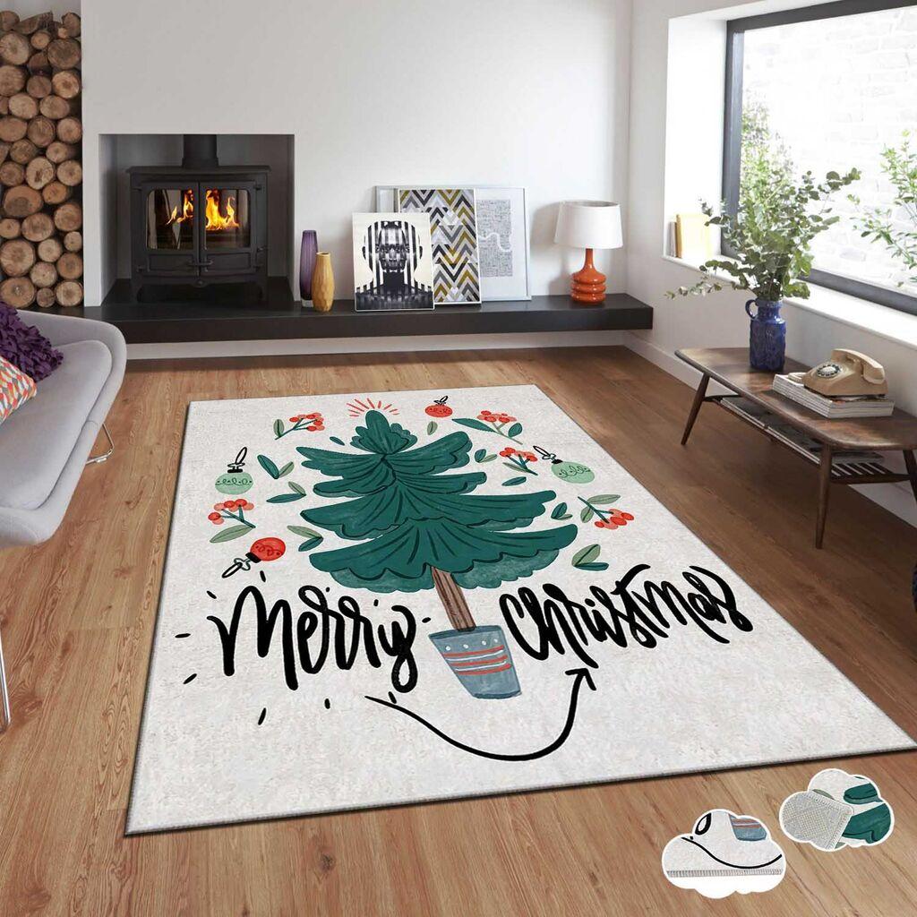 Conceptum Hypnose Tepih sa novogodišnjim motivima Asr-Crpt-74, Pravougaoni, 80 x 140 cm, Šareni