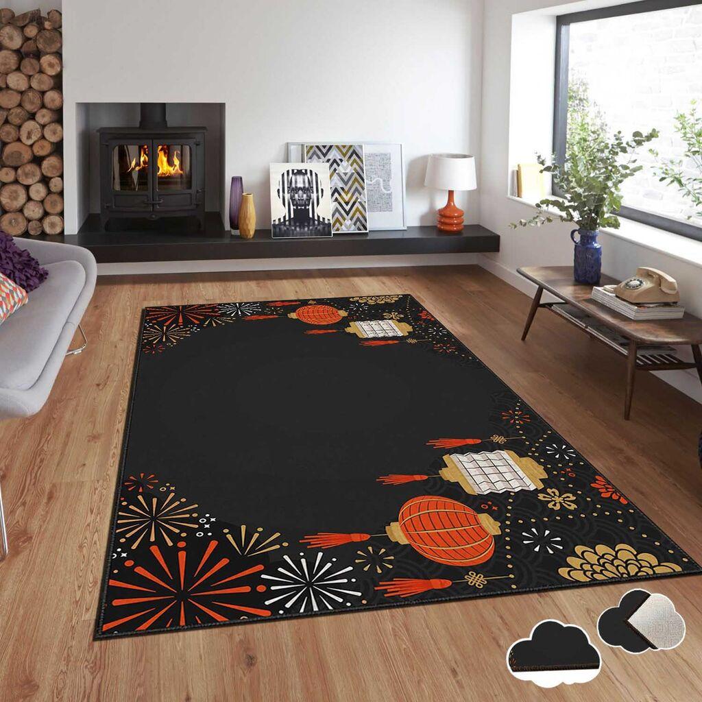 Conceptum Hypnose Tepih sa novogodišnjim motivima Asr-Crpt-80, Pravougaoni, 80 x 140 cm, Šareni