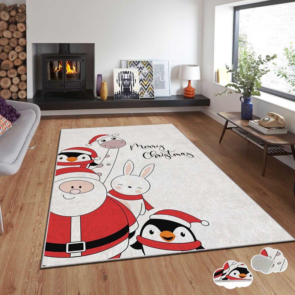 Conceptum Hypnose Tepih sa novogodišnjim motivima Asr-Crpt-79, Pravougaoni, 80 x 140 cm, Šareni