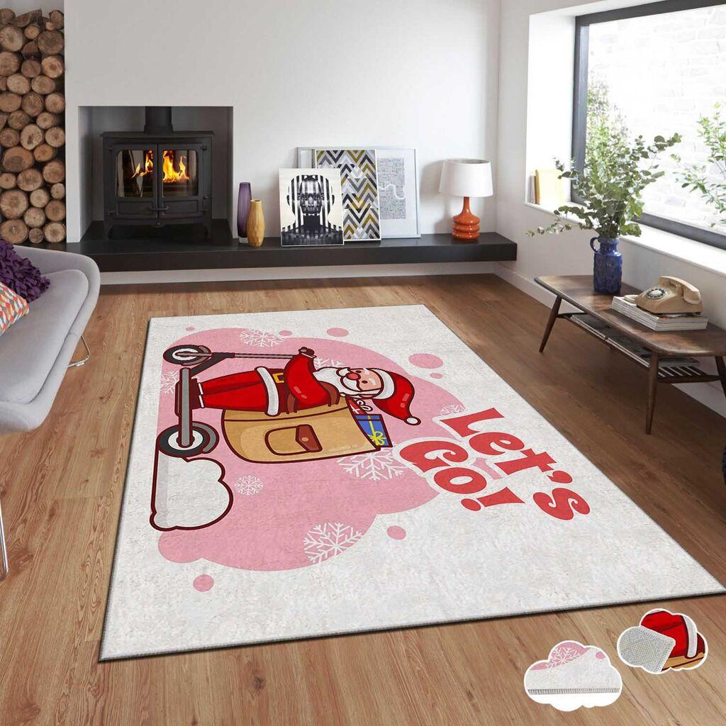 Conceptum Hypnose Tepih sa novogodišnjim motivima Asr-Crpt-15, Pravougaoni, 80 x 140 cm, Šareni