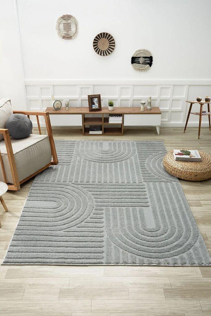 Conceptum Hypnose Tepih 0691B, Pravougaoni, 240 x 340 cm, Sivi